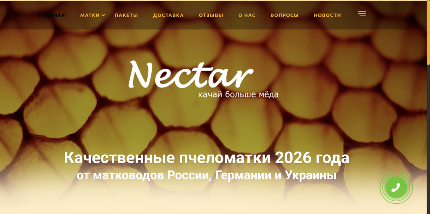 Разработанный сайт по установке и ремонту рефрижераторов